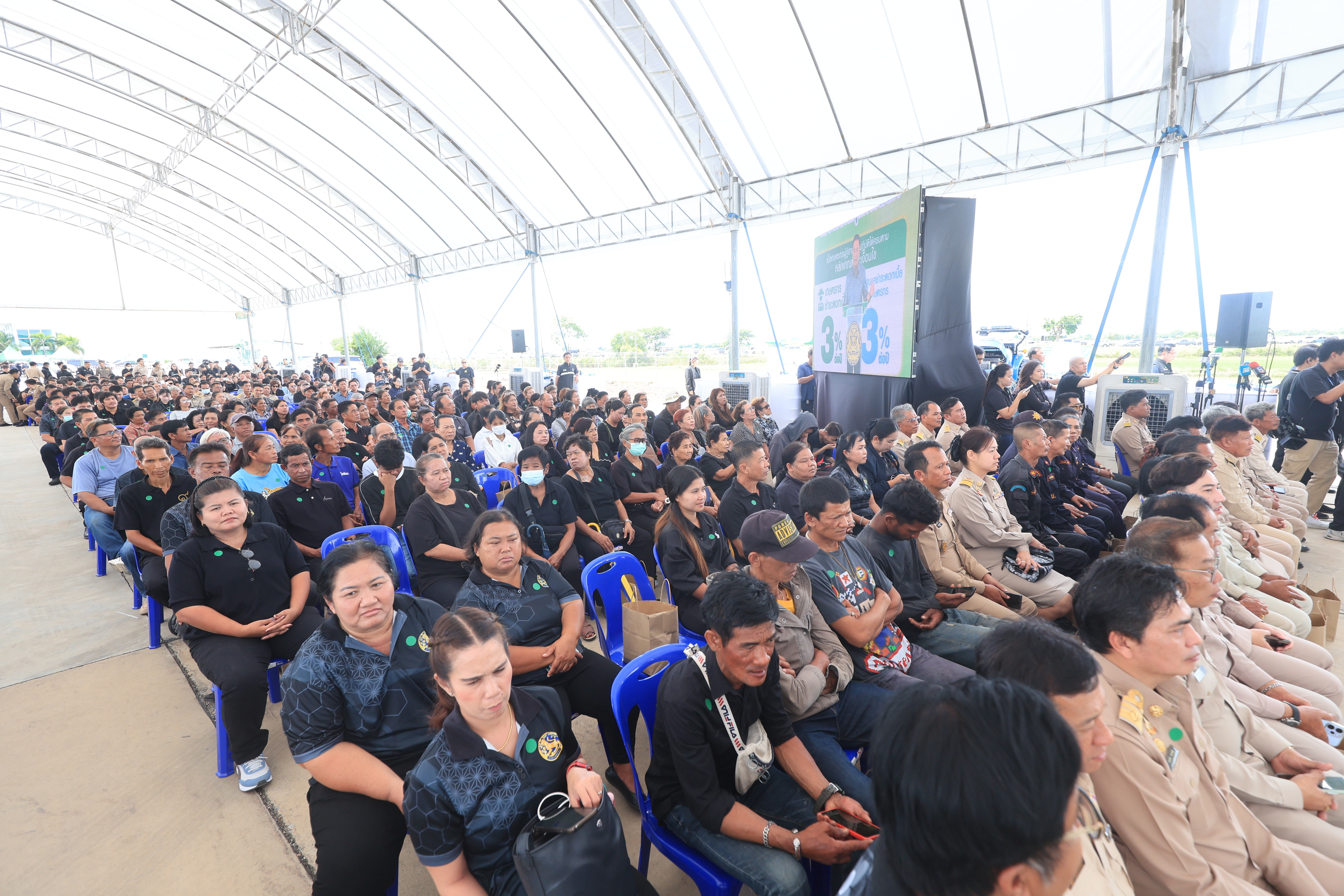 title - ส.ป.ก. ร่วมงานเปิดตัวโครงการสินเชื่อดอกเบี้ยคนละครึ่ง เพื่อลดต้นทุนการผลิต ณ จังหวัดพระนครศรีอยุธยา